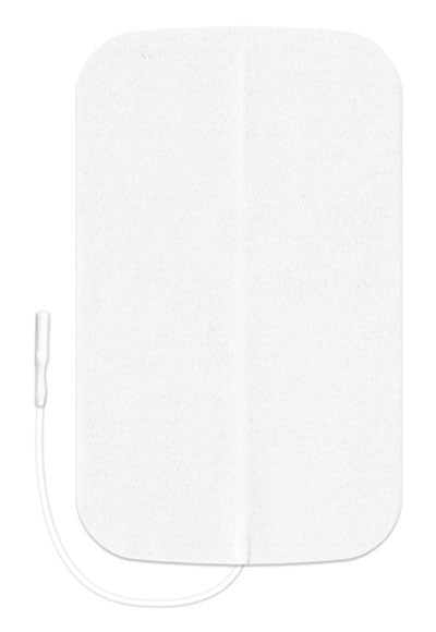 ValuTrode electrodes, white foam, 3" x 5" — for Electrotherapy Pain Management