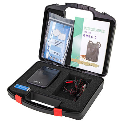 Richmar Portable Dual Channel muscle Stimulator, complete — for Electrotherapy Pain Management