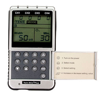 Richmar Digital 4-channel EMS/TENS unit, portable/battery or AC adapter, complete — for Electrotherapy Pain Management