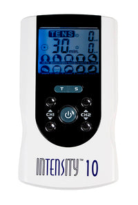 InTENSity 10 Digital TENS with 10 Preset Programs — for Electrotherapy Pain Management