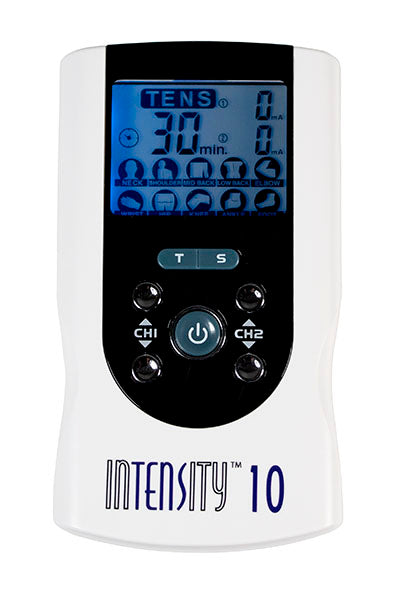 InTENSity 10 Digital TENS with 10 Preset Programs — for Electrotherapy Pain Management