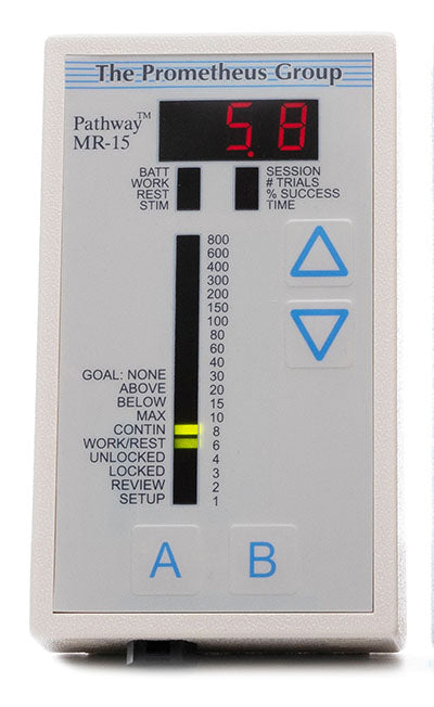 Prometheus Pathway MR-15 Single Channel sEMG System with Vivid Tri-Color LED Display — for Women's Health and Wellness in Clinical and Institutional Care
