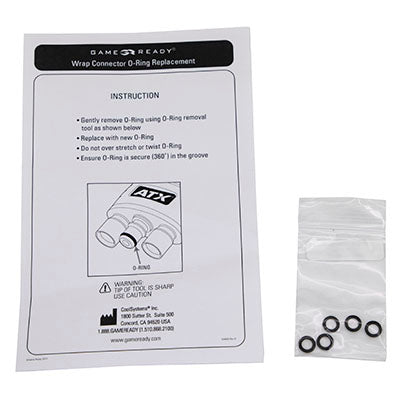 Game Ready GRPro 2.1 Accessory - Wrap Replacement O-Rings (Includes 5 O-Rings) — for Cold and Compression Therapy Systems