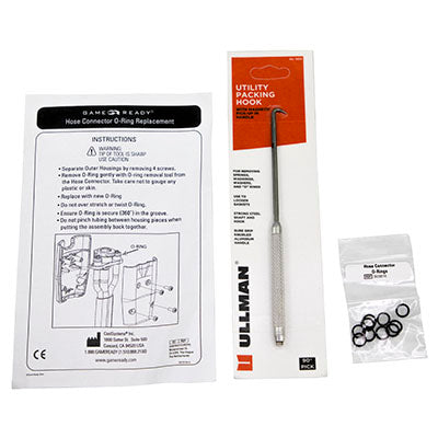 Game Ready GRPro 2.1 Accessory - Hose O-Ring Replacement Kit (Includes Tool & 10 O-Rings) — for Cold and Compression Therapy Systems