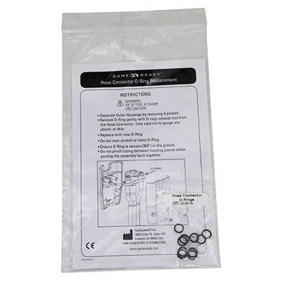 Game Ready GRPro 2.1 Accessory - Hose Replacement O-Rings (Includes 10 O-Rings) — for Cold and Compression Therapy Systems