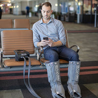 Mueller RecoveryCare REVIVE, Additional Garments, Calf Boot (Pair, Gray) — for Cold Compression in Clinical and Institutional Care