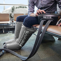 Mueller RecoveryCare REVIVE, Additional Garments, Calf Boot (Pair, Gray) — for Cold Compression in Clinical and Institutional Care