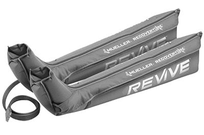Mueller RecoveryCare REVIVE, Additional Garments, Full Leg Boot (Small, Pair, Grey) — for Cold Compression in Clinical and Institutional Care