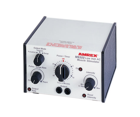 Amrex Stim Unit - MS/322 AC Low Volt — for Clinical Electrotherapy in Clinical and Institutional Care