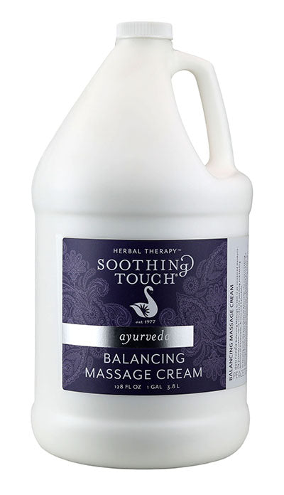 Soothing Touch Balancing Cream, Unscented, Pumpable, 1 Gallon — for Massage Therapy and Muscle Recovery