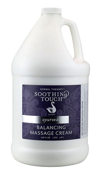 Soothing Touch Balancing Cream, Unscented, Pumpable, 1 Gallon — for Massage Therapy and Muscle Recovery