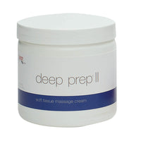 Deep Prep II Massage Cream, 15 oz jar — for Massage Therapy and Muscle Recovery