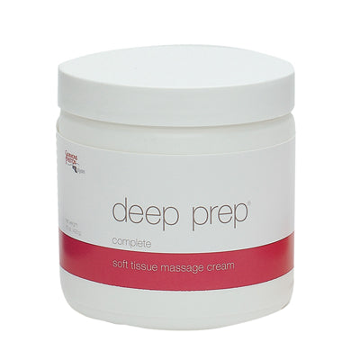 Deep Prep Complete Massage Cream, 15 oz jar — for Massage Therapy and Muscle Recovery