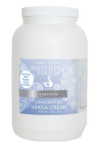 Soothing Touch Versa Creme, Unscented, 1 Gallon — for Massage Therapy and Muscle Recovery