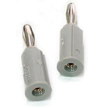 Mettler Pin to Banana Adapter Plug, Grey - set of 4 — for Electrotherapy Pain Management