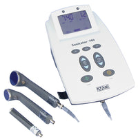 Mettler Sonicator 740x Ultrasound Device, dual frequency 1&3MHz, 3 applicators (1, 5, 10 cm2 heads) — for Therapeutic Ultrasound Treatment