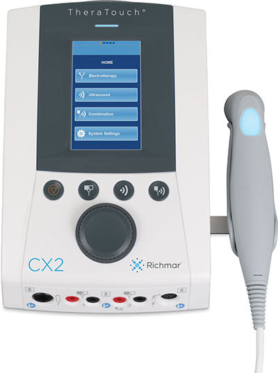 TheraTouch CX2, 2-channel stim/ultrasound combo unit, no cart — for Therapeutic Ultrasound Treatment