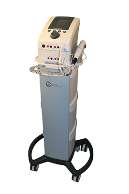 TheraTouch CX4, 4-channel stim/ultrasound combo unit, cart included — for Therapeutic Ultrasound Treatment