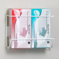 Clinton Glove Box Holder, Double Vertical Wire — for Accessories in Clinical and Institutional Care