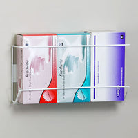 Clinton Glove Box Holder,Triple Vertical Wire — for Accessories in Clinical and Institutional Care