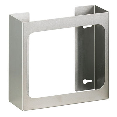 Clinton Glove Box Holder, Double Stainless Steel — for Accessories in Clinical and Institutional Care