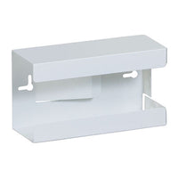 Clinton Glove Box Holder, Single White Steel — for Accessories in Clinical and Institutional Care