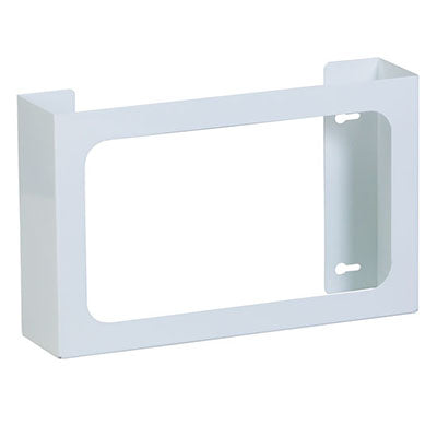 Clinton Glove Box Holder, Triple White Steel — for Accessories in Clinical and Institutional Care