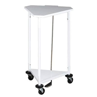 Clinton Triangular Tilt-Lid Hamper, 18" — for Accessories in Clinical and Institutional Care