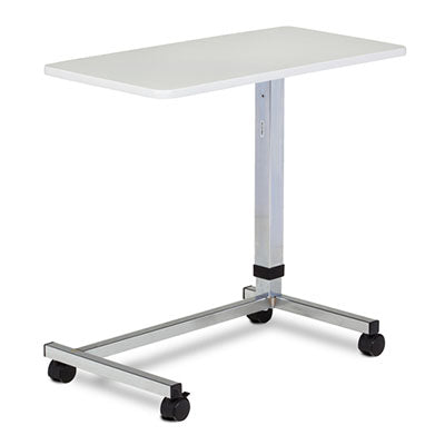Clinton Over Bed table, U-Base, Gray — for Treatment and Examination Rooms