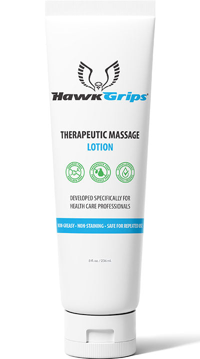 HawkGrips Therapeutic Massage Lotion, 8 oz tube, Each — for Massage Therapy and Muscle Recovery