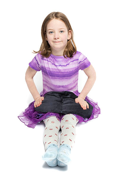 Sommerfly Sit Tight Weighted Lap Pad Cover, Blue Wave — for Strength Training and Rehabilitation