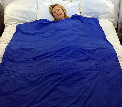 Sommerfly Wipe-Clean Weighted Blanket, Royal Blue, XL — for Strength Training and Rehabilitation
