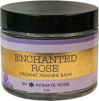 Intimate Rose Enchanted Rose, Organic Feminine Balm, 2 oz. — for Exercise and Therapy Floor Work