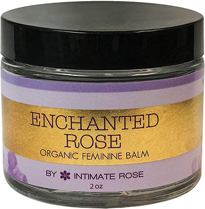 Intimate Rose Enchanted Rose, Organic Feminine Balm, 2 oz. — for Exercise and Therapy Floor Work