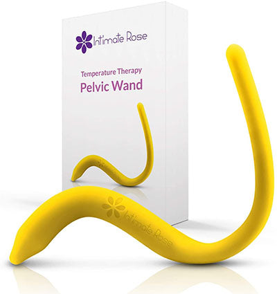 Intimate Rose Warming/Cooling Temperature Therapy Pelvic Wand — for Exercise and Therapy Floor Work