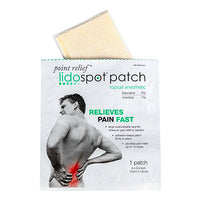 Point Relief LidoSpot pain relieving patch, universal size (4" x 6"), 5/pack — for Lidocaine Patches in Clinical and Institutional Care