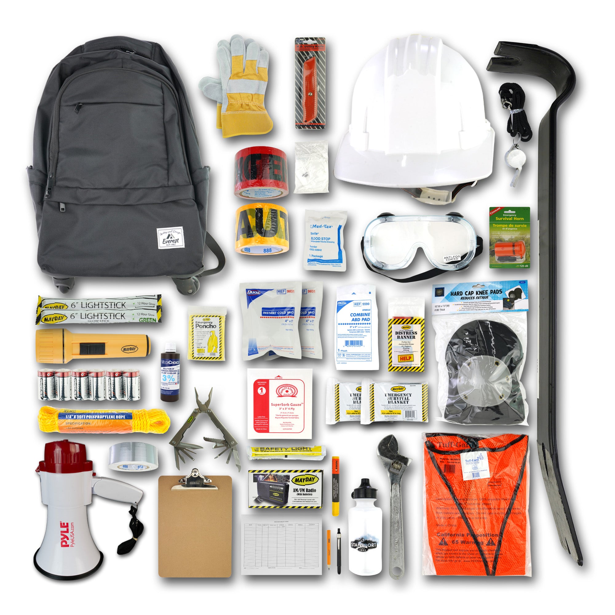 MayDay Team Leader / Floor Warden Emergency Unit - High-Visibility Safety Kit