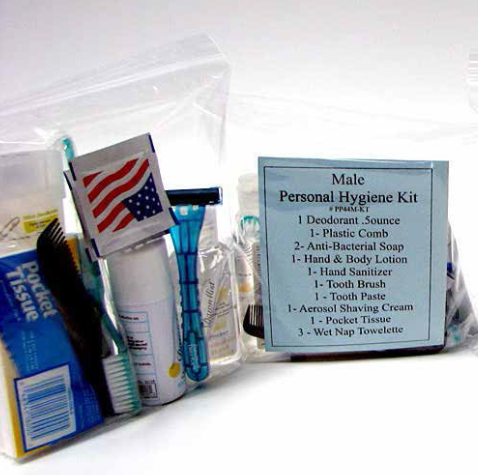 MayDay 13090 13-Piece Male Personal Hygiene Kit for Emergency Preparedness and Institutional Use