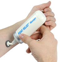 Point Relief Mini-Massager with Accessories — for Massage Therapy and Muscle Recovery