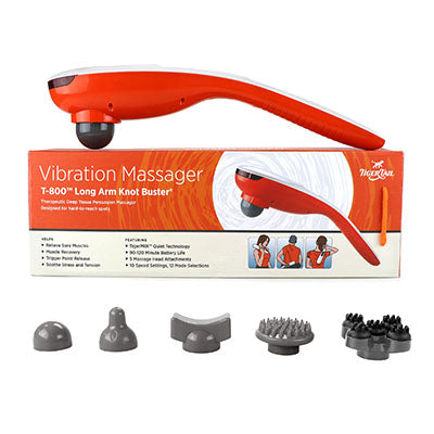 Tiger Tail T-800 Vibration Massager — for Massage Therapy and Muscle Recovery