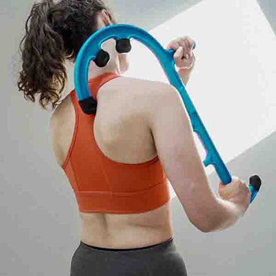 Tiger Tail Tiger Cane, Blue — for Massage Therapy and Muscle Recovery