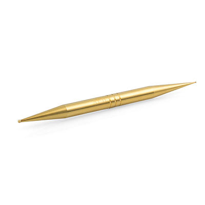 AFH massage stick, gold plated, w/box, very-fine — for Massage Therapy and Muscle Recovery