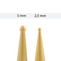 AFH massage stick, gold plated, w/box — for Massage Therapy and Muscle Recovery