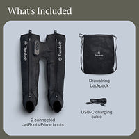Therabody JetBoots Prime, Short — for Massage Therapy and Muscle Recovery