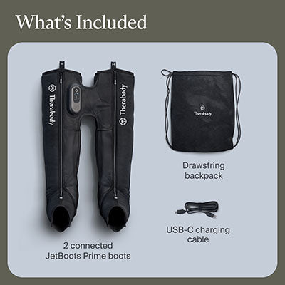 Therabody JetBoots Prime, Regular — for Massage Therapy and Muscle Recovery