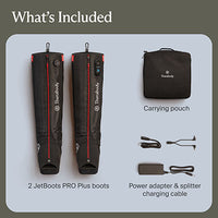 Therabody JetBoots Pro Plus, Short — for Massage Therapy and Muscle Recovery