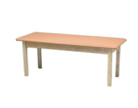 CanDo wooden treatment table - standard, upholstered, 72" L x 30" W x 30" H — for Treatment and Examination Rooms