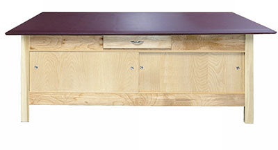 CanDo wooden treatment table - enclosures, upholstered, 78" L x 30" W x 30" H — for Treatment and Examination Rooms