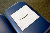 FEI Headrest Paper Sheets with Face Slot, 12" x 12" (1000/case) — for Treatment and Examination Rooms