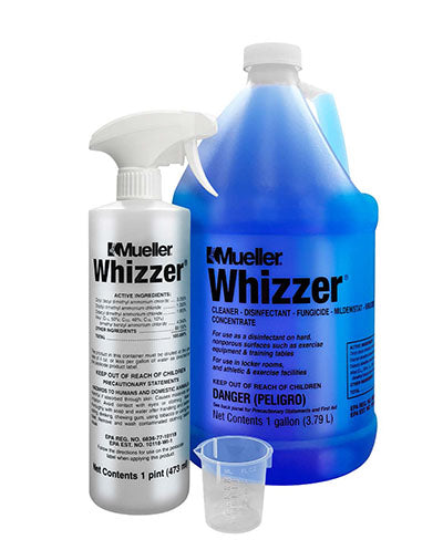 Mueller Whizzer Cleaner and Disinfectant, 1 Gallon — for PPE in Clinical and Institutional Care